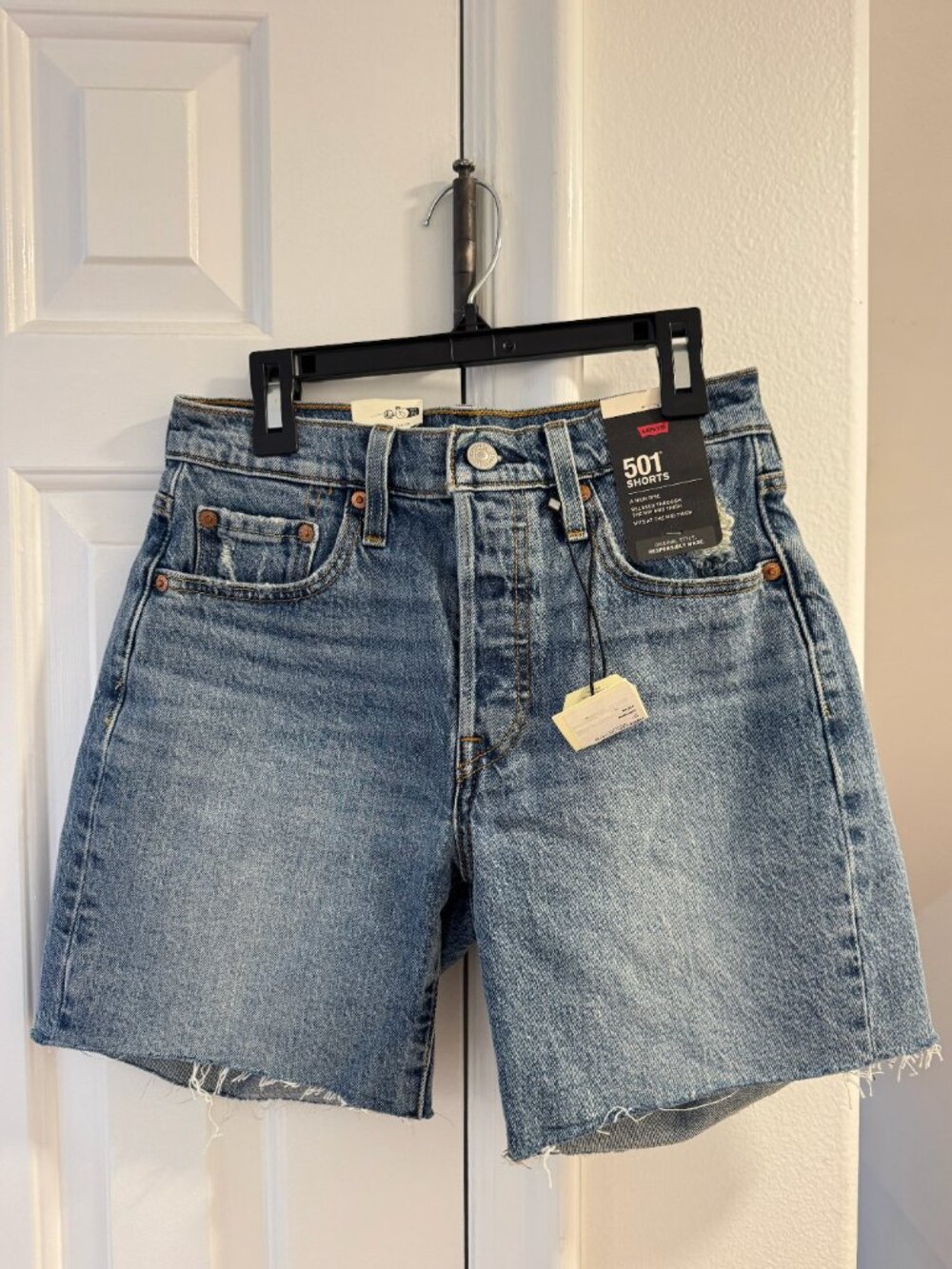 Levi's 501 High Rise Jean Shorts. NWT